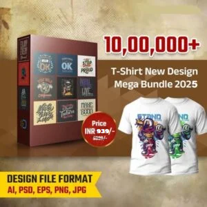 10,00,000+ Premium T-Shirt Designs